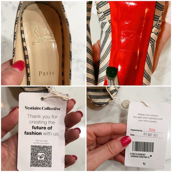 Christian Louboutin “Greissimo” Peep Toe Pumps - Picture 13 of 17